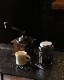 "COFFEE" Glass Jar Rib Glass B"COFFEE" 饹㡼 ֥饹 B