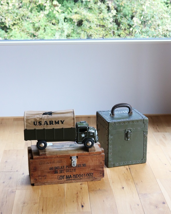 U.S. Military Wooden Ammunition Box��U.S.�ߥ꥿�꡼������ܥå���