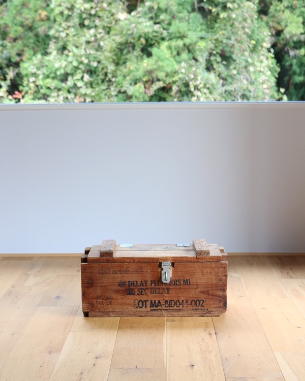 U.S. Military Wooden Ammunition Box��U.S.�ߥ꥿�꡼������ܥå���