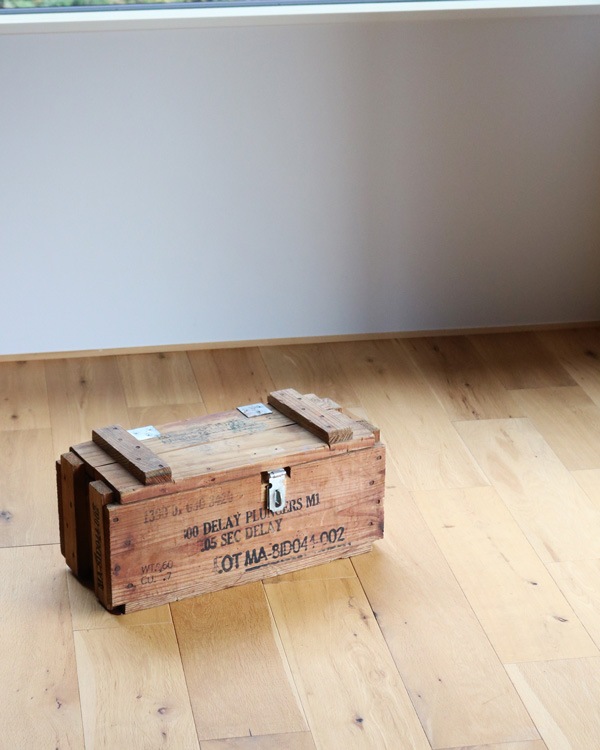 U.S. Military Wooden Ammunition Box��U.S.�ߥ꥿�꡼������ܥå���