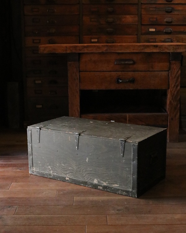 ビンテージ　米軍 US ARMY 希少 フットロッカ－ トランクBOX ビンテージ 米軍 US ARMY 希少 フットロッカ－ トランクBOX 【公式通販】