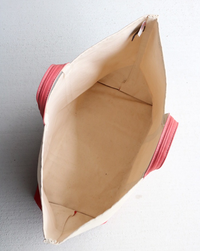 Vintage 80s Red BROOKSTONE Tote Bag (L)