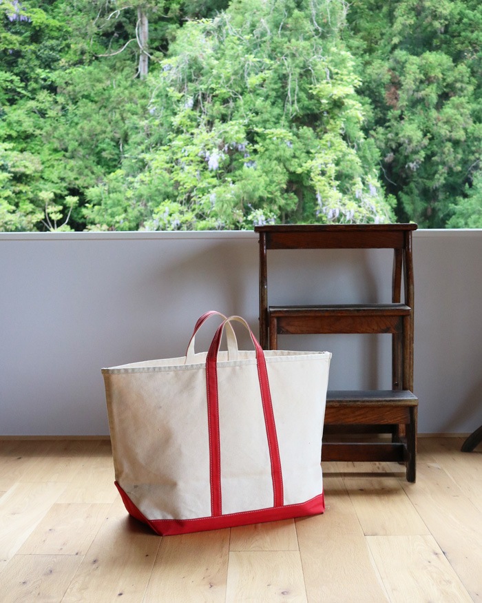 Vintage 80s Red BROOKSTONE Tote Bag (L)