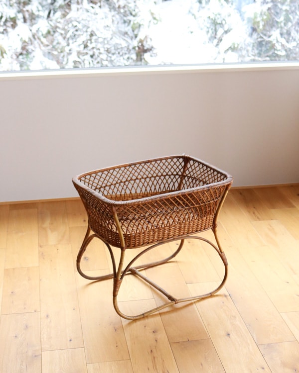 Rattan Stand Basket�å饿�� æ�ᤫ��������ɥ����� STB-004