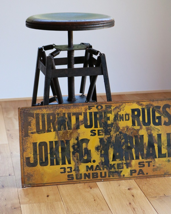 1930s Tin Metal Sign��1930ǯ�� �᥿�륵����