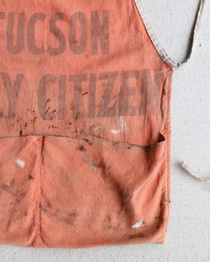 "TUCSON DAILY CITIZEN" Advertising Apron��"TUCSON DAILY CITIZEN" ���ɥХ������󥰥��ץ���