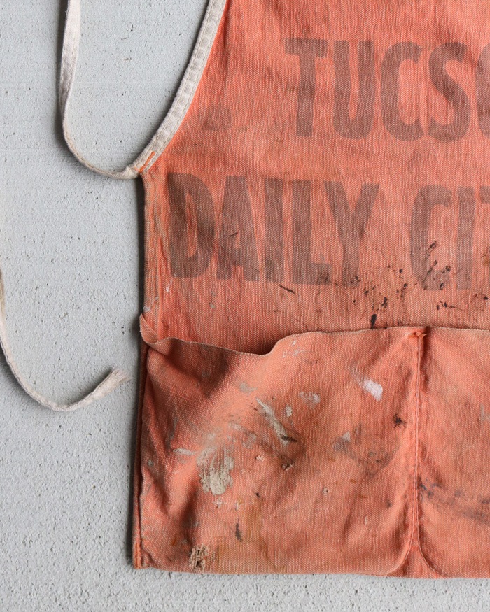 "TUCSON DAILY CITIZEN" Advertising Apron��"TUCSON DAILY CITIZEN" ���ɥХ������󥰥��ץ���