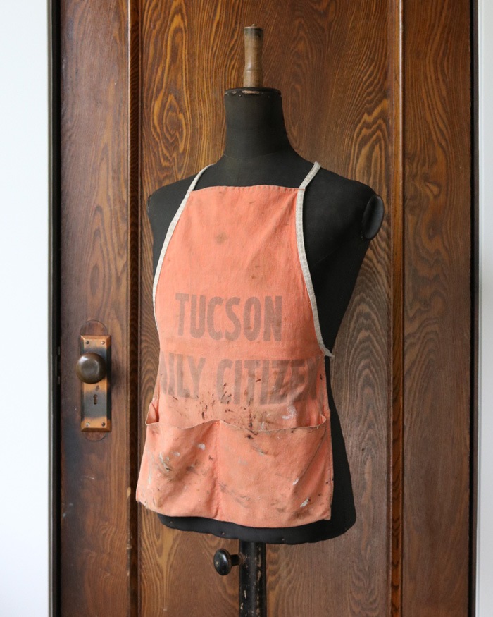 "TUCSON DAILY CITIZEN" Advertising Apron��"TUCSON DAILY CITIZEN" ���ɥХ������󥰥��ץ���