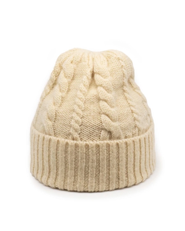 THE H.W.DOG & Co. �� ���������֥�塼 �ɥå�����ɥ�����FISHERMAN KNITCAP �ե��å��㡼�ޥ� �˥åȥ���åס�WHITE��