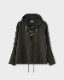 PHIGVEL �ե����٥��RACE UP HOODED SHIRT �졼�����åץա��ǥåɥ���ġ�OLIVE GRAY��