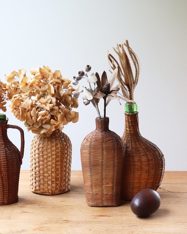 Wicker Bottle Oval�å����å����ܥȥ� �����Х�