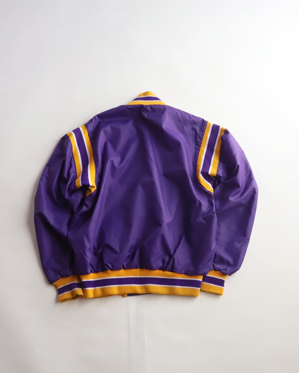 Vintage 90s Purple DeLONG Cheerleader Jacket (WOMEN L)