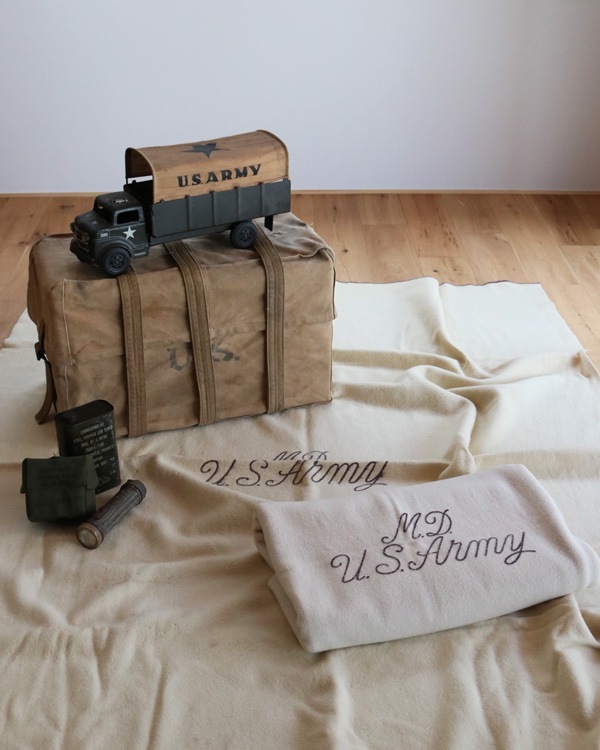 1940's U.S.Army M.D. Wool Blanket A ��1940's U.S.Army M.D. ������֥�󥱥å� A