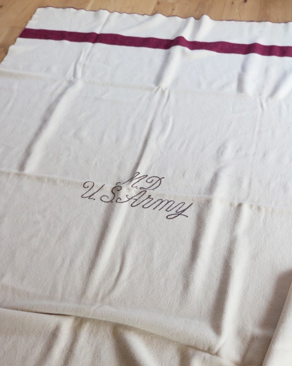 1940's U.S.Army M.D. Wool Blanket A ��1940's U.S.Army M.D. ������֥�󥱥å� A