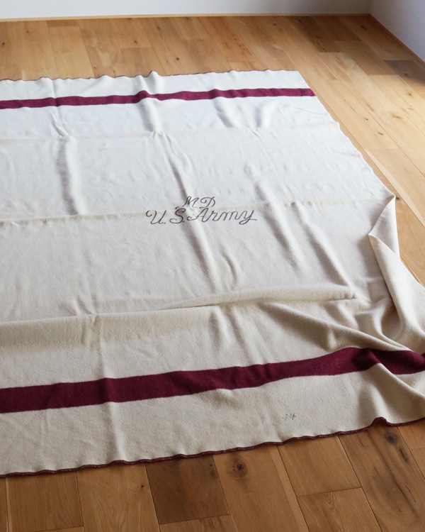 1940's U.S.Army M.D. Wool Blanket A ��1940's U.S.Army M.D. ������֥�󥱥å� A