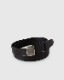 PHIGVEL �ե����٥��LEATHER HICKOK BELT �ҥ��å� �٥�ȡ�BLACK��SILVER��