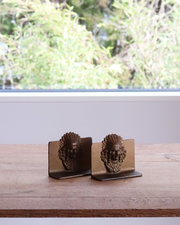 Indian Bookend Pair Small A｜インディアン ブックエンド ペア スモール A