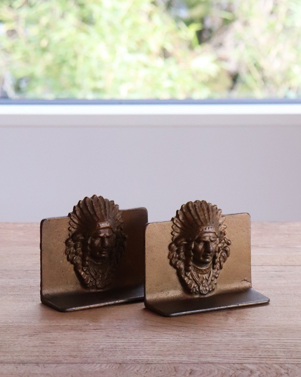 Indian Bookend Pair Small A｜インディアン ブックエンド ペア