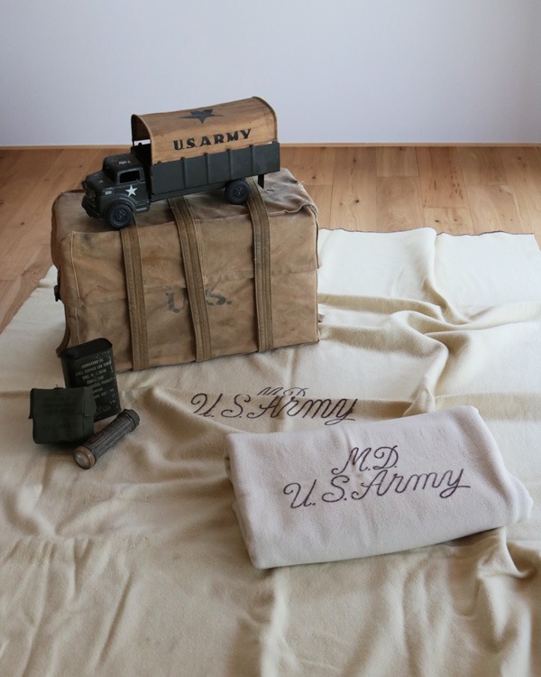1940's U.S.Army M.D. Wool Blanket B ��1940's U.S.Army M.D. ������֥�󥱥å� B