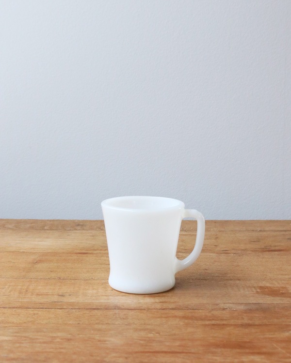 "Fire King"  Milk Glass Mug�åե����䡼���󥰥ߥ륯���饹�ޥ�