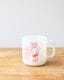 ��WILSON BULLDOGS�� Milk Glass Mug�á�WILSON BULLDOGS�� �ߥ륯���饹�ޥ�