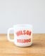 ��WILSON BULLDOGS�� Milk Glass Mug�á�WILSON BULLDOGS�� �ߥ륯���饹�ޥ�