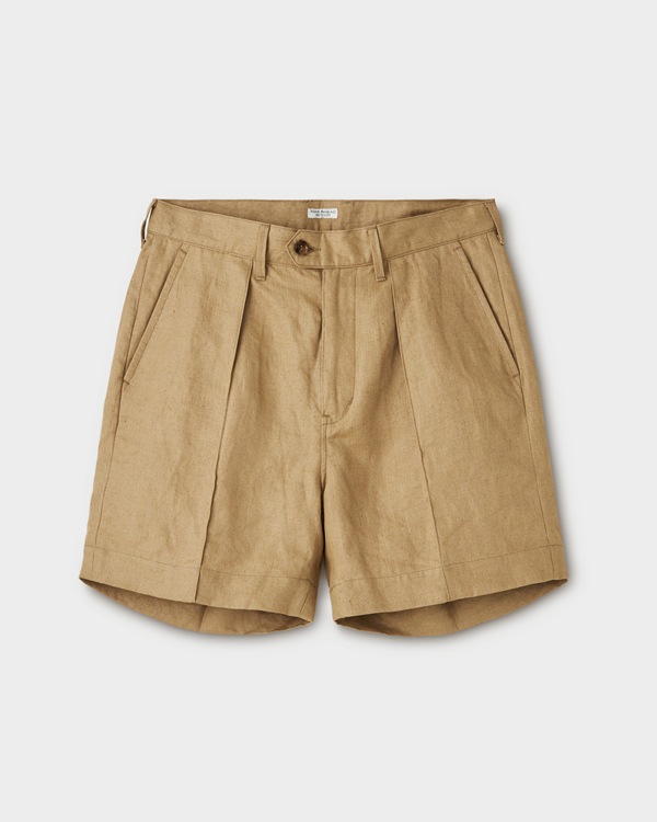PHIGVEL【フィグベル】ショーツ PHIGVEL フィグベル｜LINEN PIN TUCK SHORTS リネンピンタックショーツ