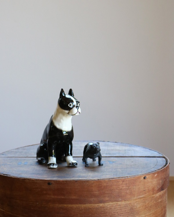 Ceramic Boston Terrier�å���ߥå����Υܥ��ȥ�ƥꥢ