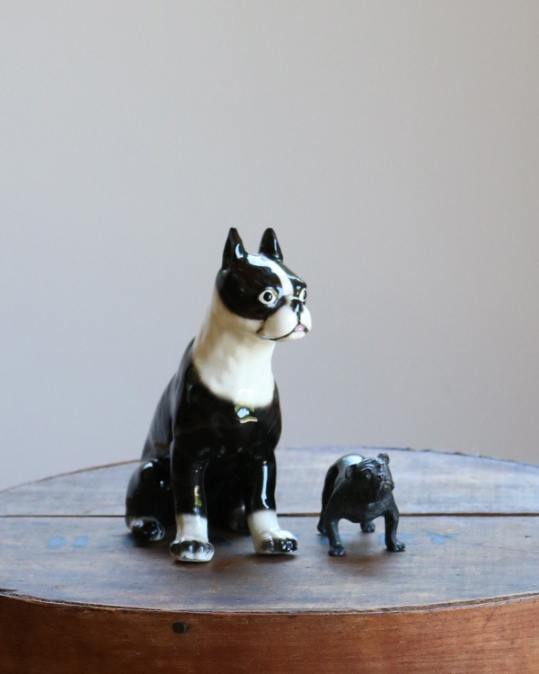 Ceramic Boston Terrier�å���ߥå����Υܥ��ȥ�ƥꥢ