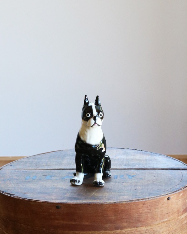 Ceramic Boston Terrier�å���ߥå����Υܥ��ȥ�ƥꥢ