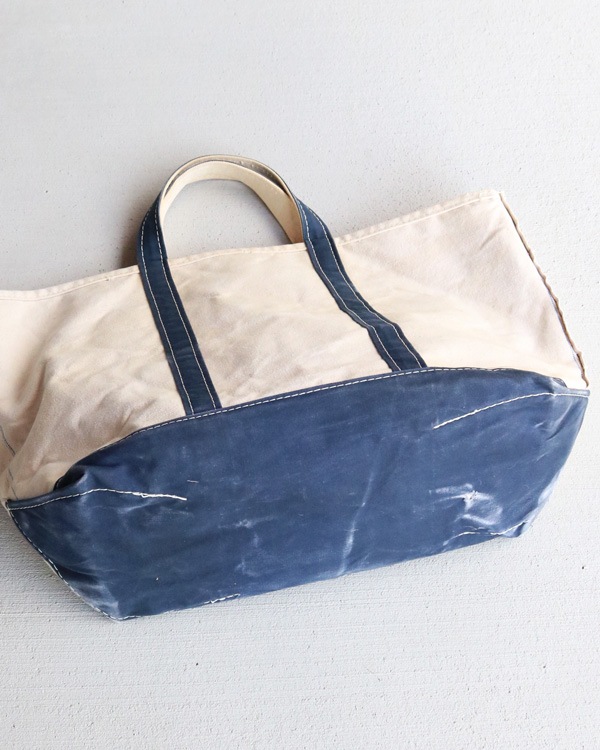Vintage 90s Navy L.L.Bean Boat&Tote (L) 