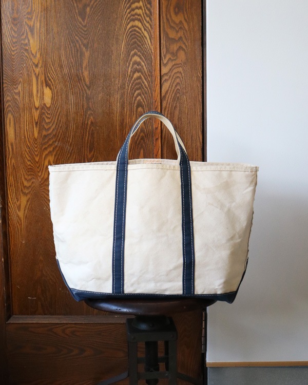 Vintage 90s Navy L.L.Bean Boat&Tote (L) 