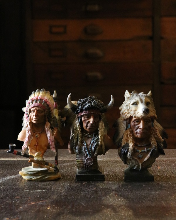 Indian Figure set of 3｜ネイティブアメリカンのフィギュア 3点セット