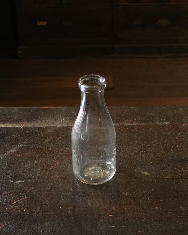 Glass Milk Bottle A｜ガラスミルクボトル A