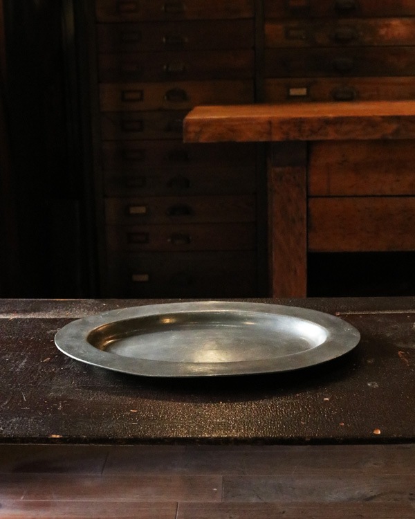 Early Oval English Pewter Plate�å����Х� �ԥ塼�����ץ졼��