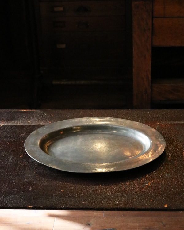 Early Oval English Pewter Plate�å����Х� �ԥ塼�����ץ졼��