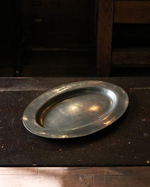 Early Oval English Pewter Plate�å����Х� �ԥ塼�����ץ졼��