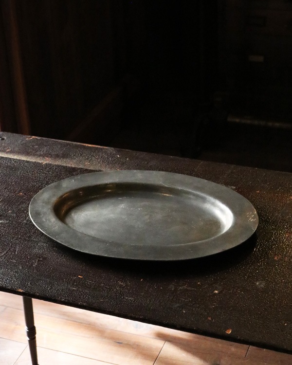 Early Oval English Pewter Plate�å����Х� �ԥ塼�����ץ졼��