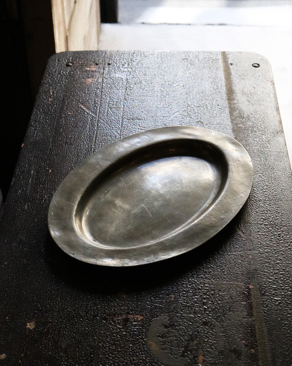 Early Oval English Pewter Plate�å����Х� �ԥ塼�����ץ졼��