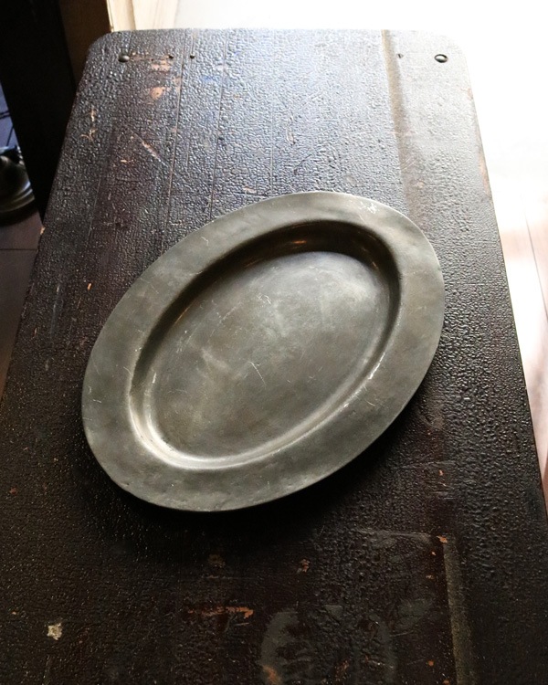 Early Oval English Pewter Plate�å����Х� �ԥ塼�����ץ졼��