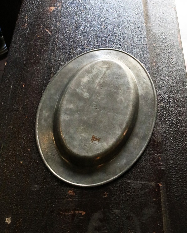 Early Oval English Pewter Plate�å����Х� �ԥ塼�����ץ졼��