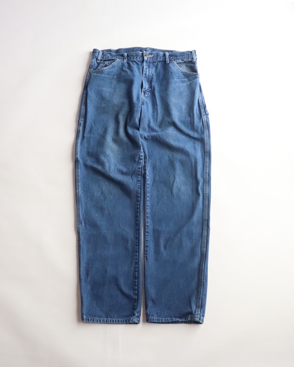 Vintage 90s Light Wash DICKIES Denim Painter B (34x32)