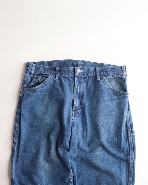 Vintage 90s Light Wash DICKIES Denim Painter B (34x32)
