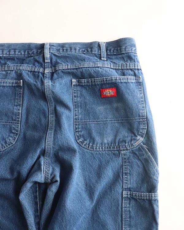 Vintage 90s Light Wash DICKIES Denim Painter B (34x32)