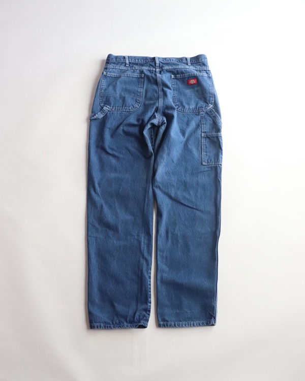 Vintage 90s Light Wash DICKIES Denim Painter B (34x32)