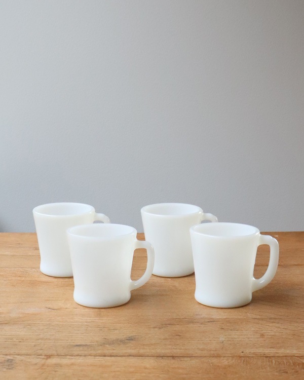 FIRE KING Milk Glass Mug｜ファイヤーキングミルクガラスマグ