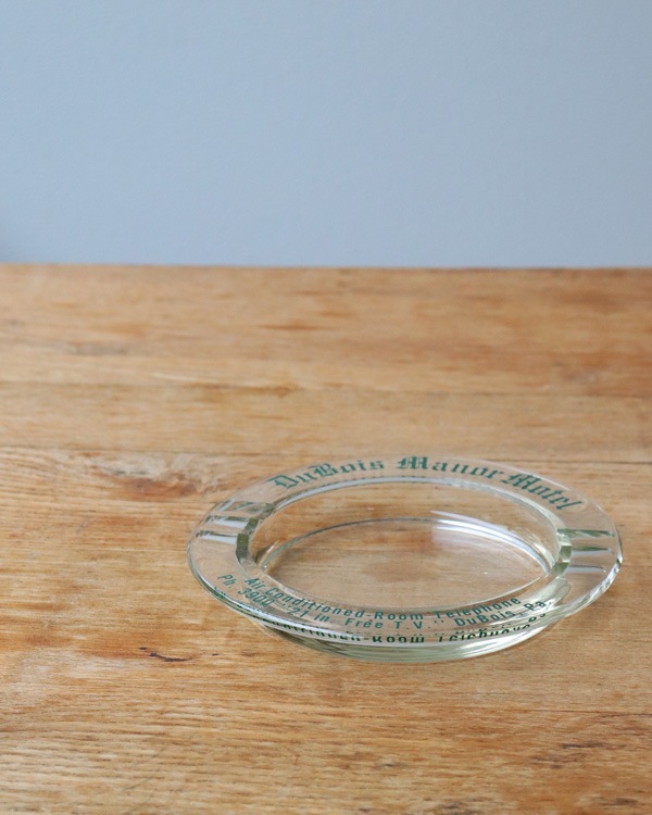 "DuBois Manar Motel" Ashtray "DuBois Manar Motel" 饹