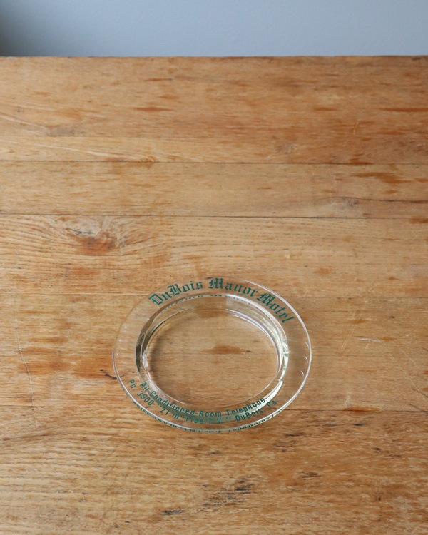 "DuBois Manar Motel" Ashtray "DuBois Manar Motel" 饹