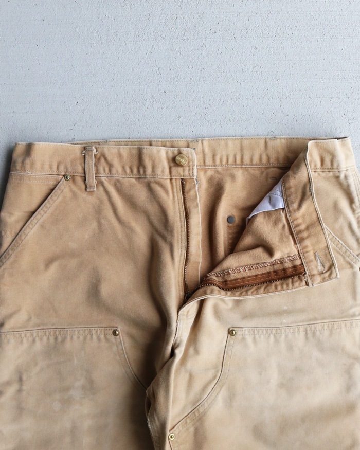 Vintage Y2K Faded Brown CARHARTT DoubleKnee Painter(34x28)