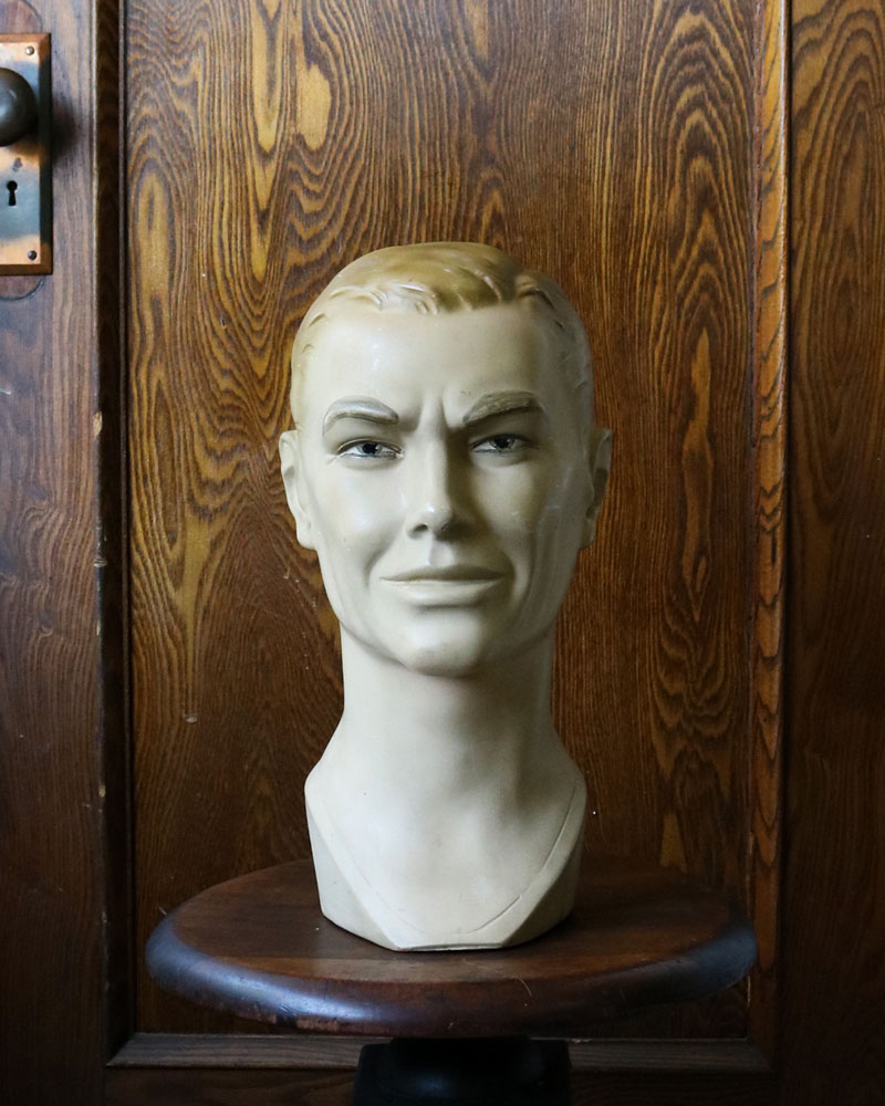 c.1960s Men's Mannequin Head｜1960年代頃 メンズ マネキンヘッド